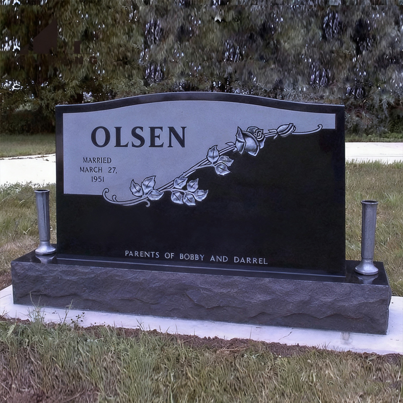 Codarsnacht Dubh-agus-Bán Leac Thuama Marmair Rós-Phátrúin