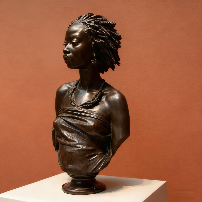 Bust Dealbhóireachta Daonna Fiberglass Cré-umha