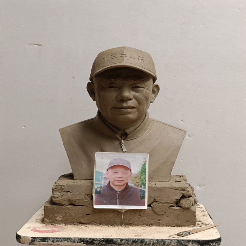 Dealbhóireacht Portráid Chré-umha Chustaim