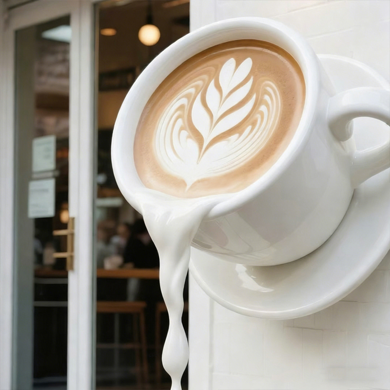 Dealbhóireacht Maisiúil Corn Caife Snámh Fiberglass