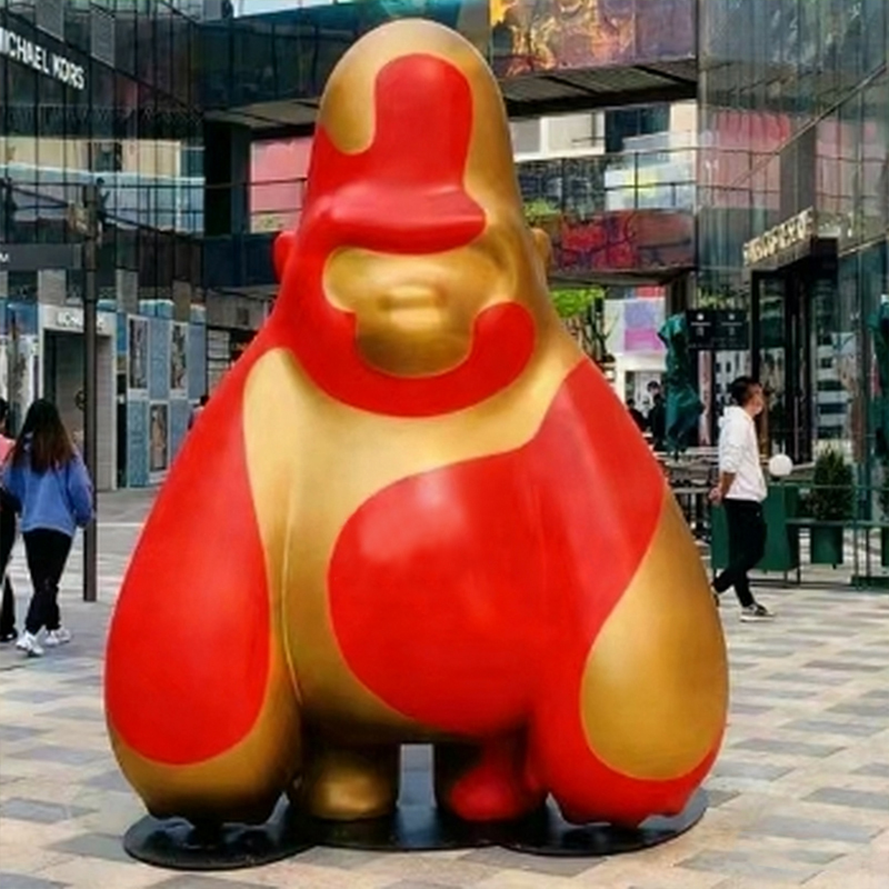 Dealbhóireacht Gorilla Cartoon Fiberglass